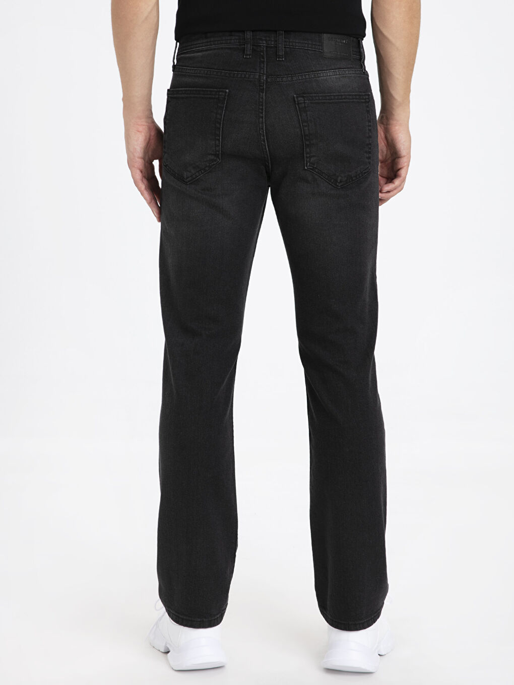 Siyah 890 Rahat Kalıp Jean Pantolon-2