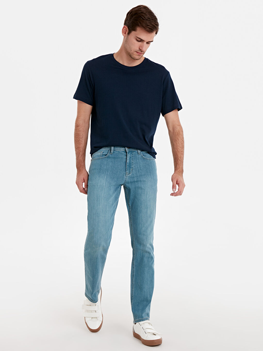 Açık İndigo Rodeo Jean Pantolon