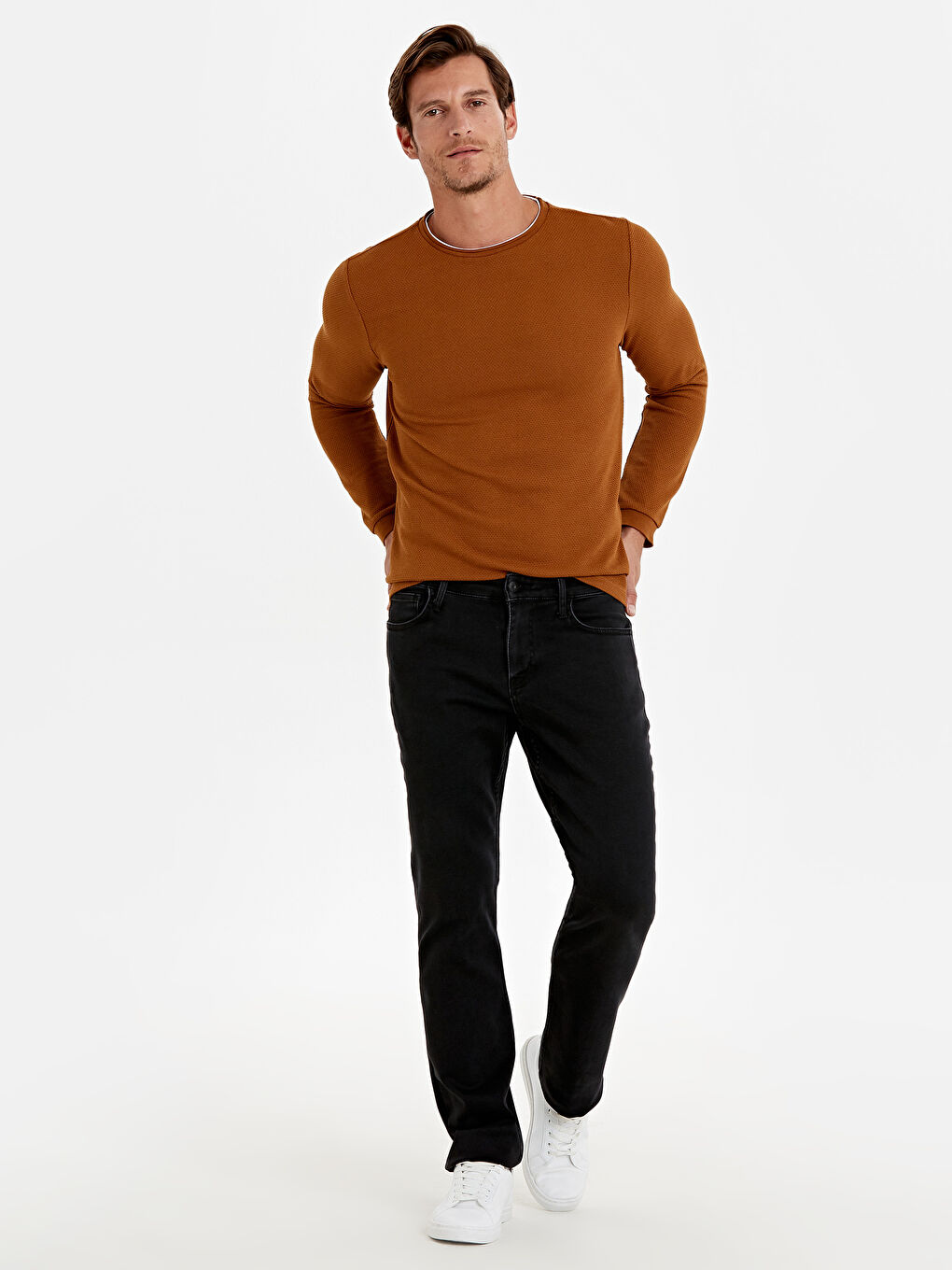 Siyah 879 Regular Fit Erkek Jean Pantolon