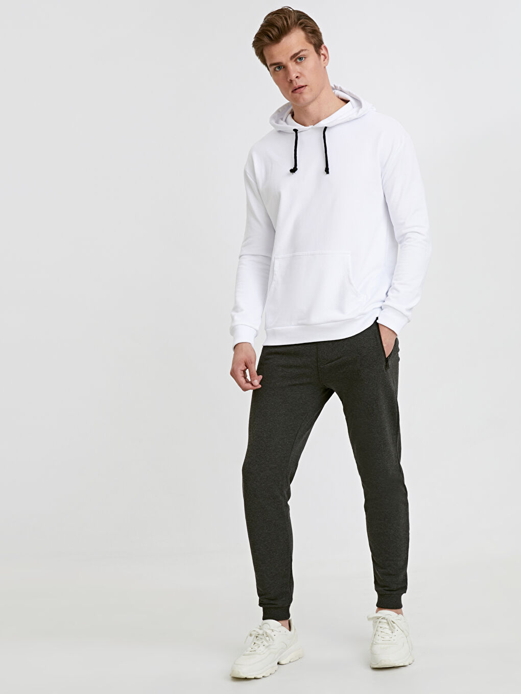 Antrasit Melanj Eşofman Altı