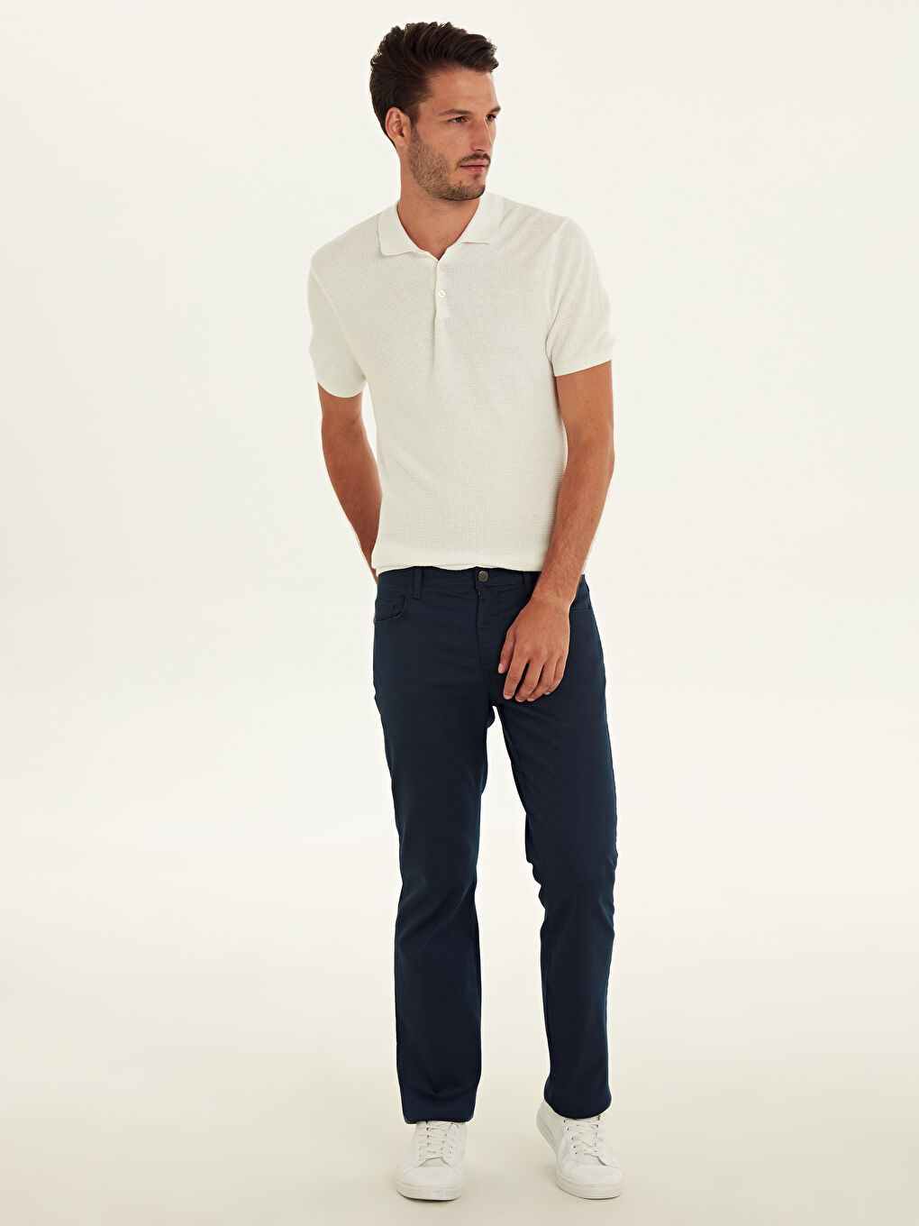 Lacivert Gabardin Erkek Pantolon