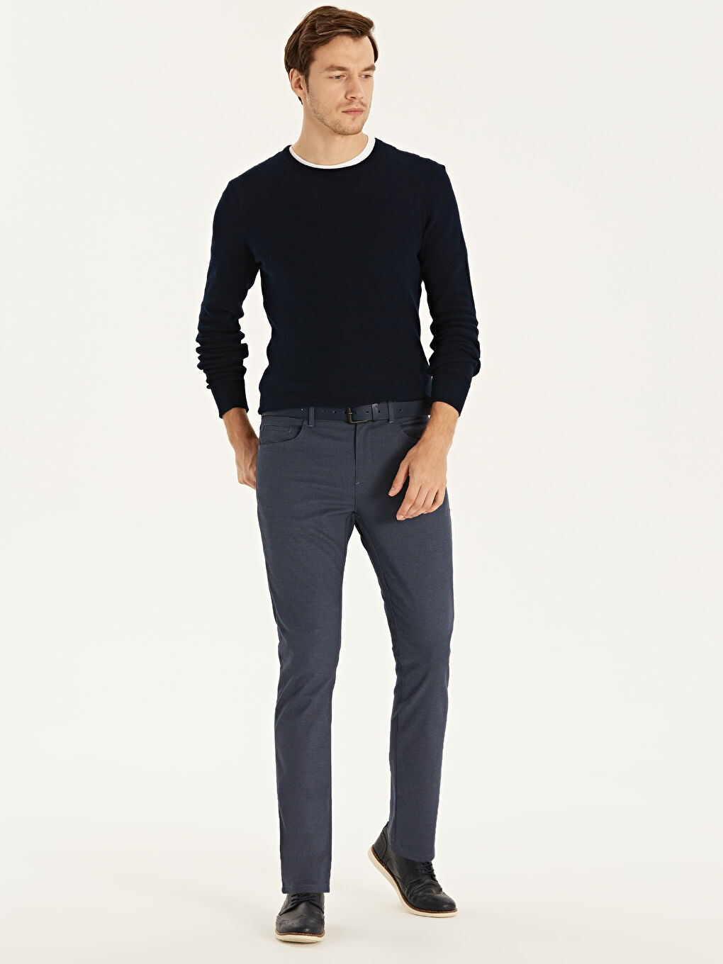 İndigo Slim Fit Erkek Pantolon-1