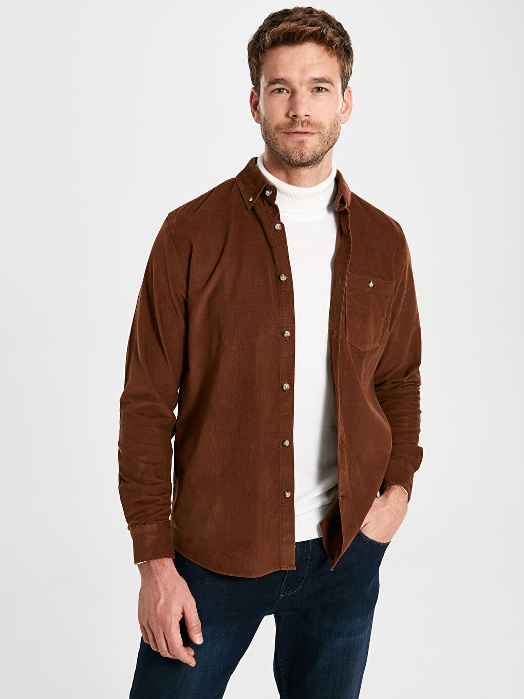 Man BROWN Shirt