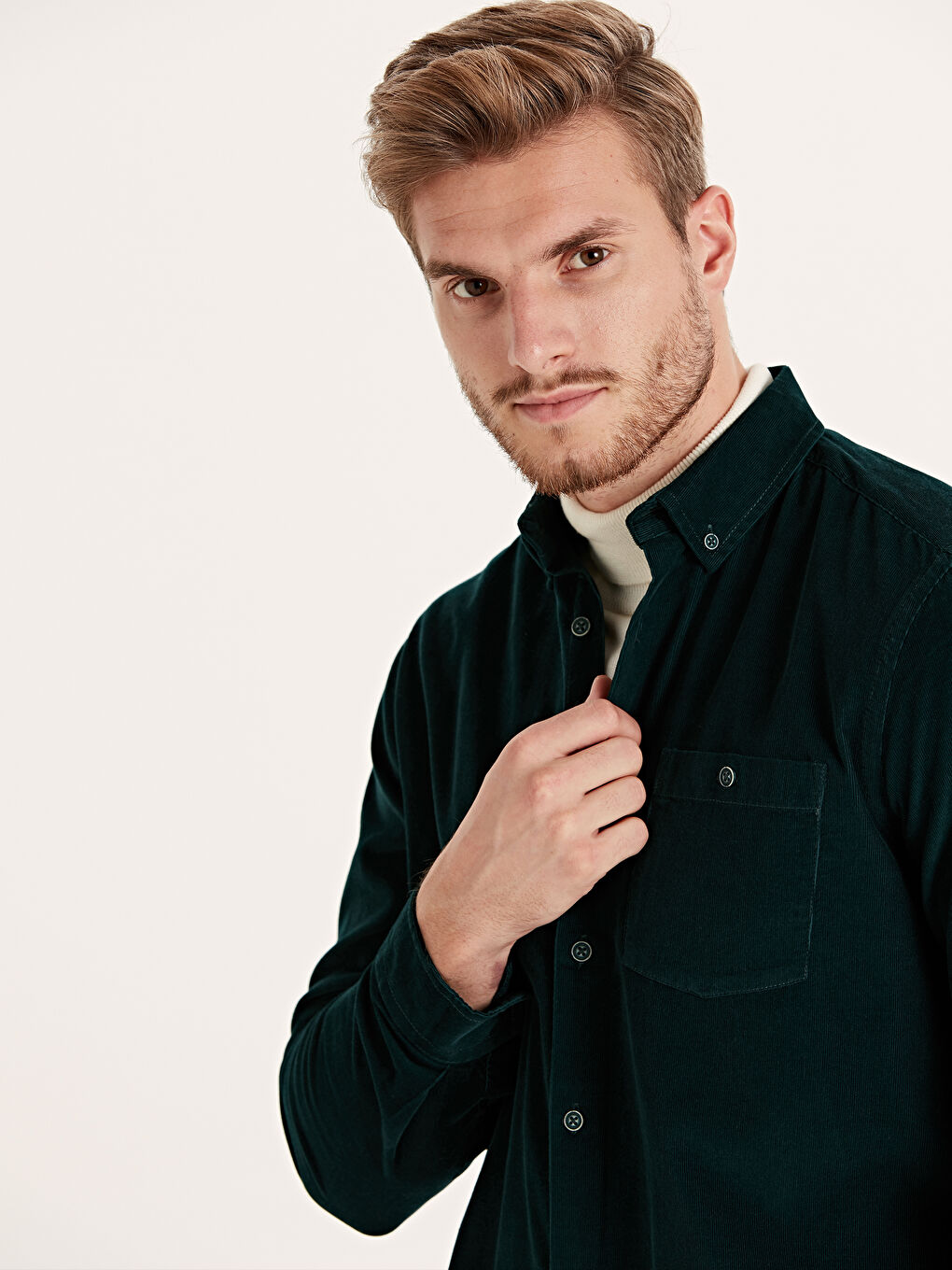 Zümrüt Yeşili Gömlek-1