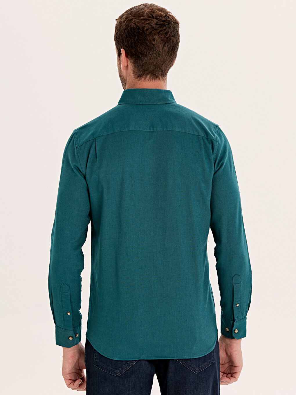 Regular Fit Long Sleeve Men's Shirt-2