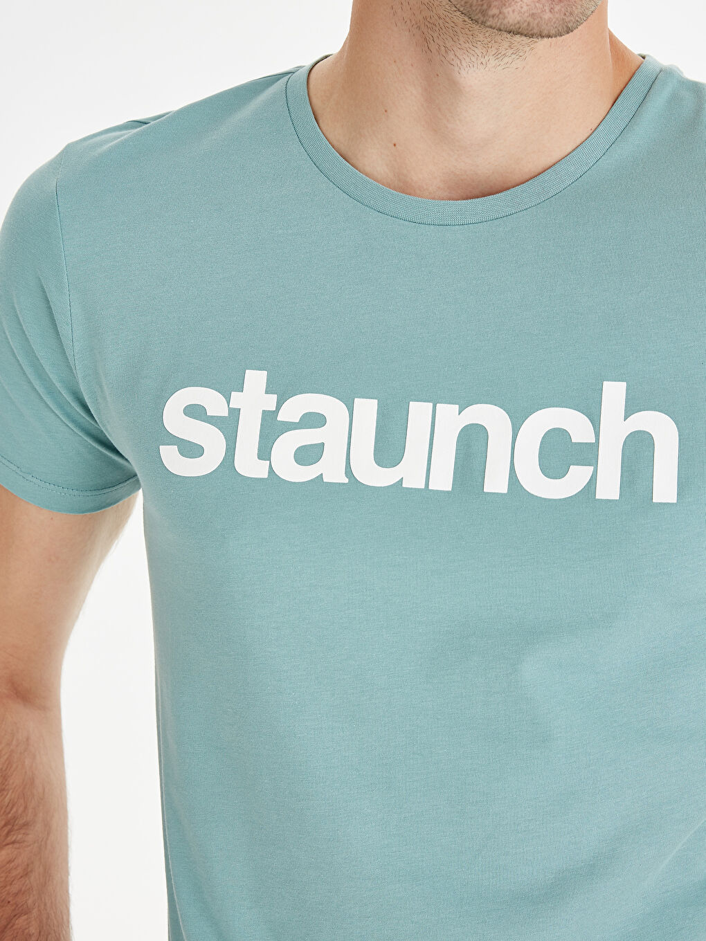 T-shirt à Manches Courtes pour Hommes avec Col Rond-3