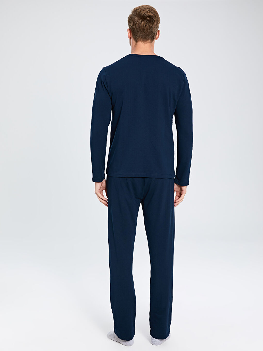 Lacivert Pijama Takım-2
