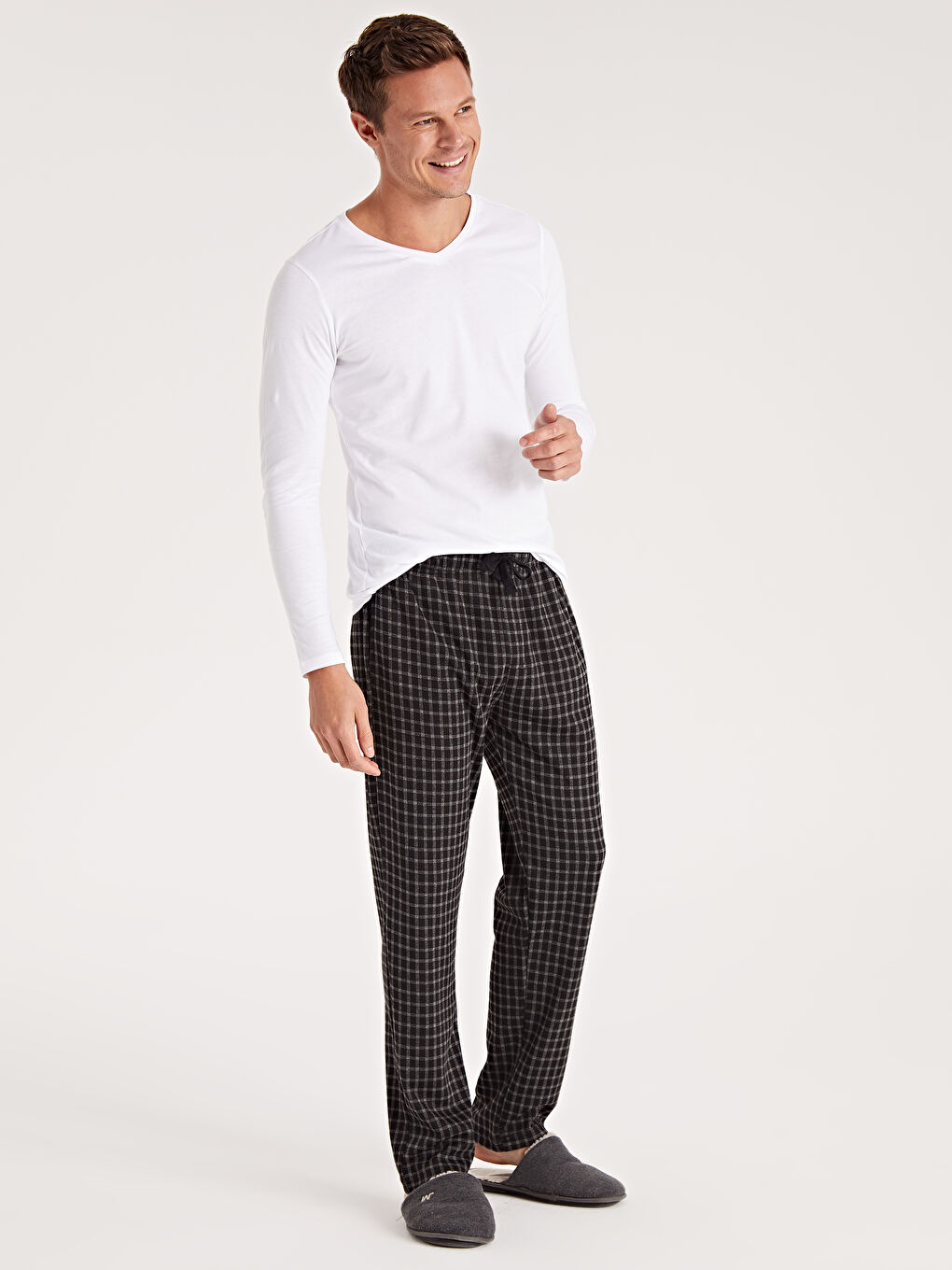 Man BLACK Pyjama Bottoms