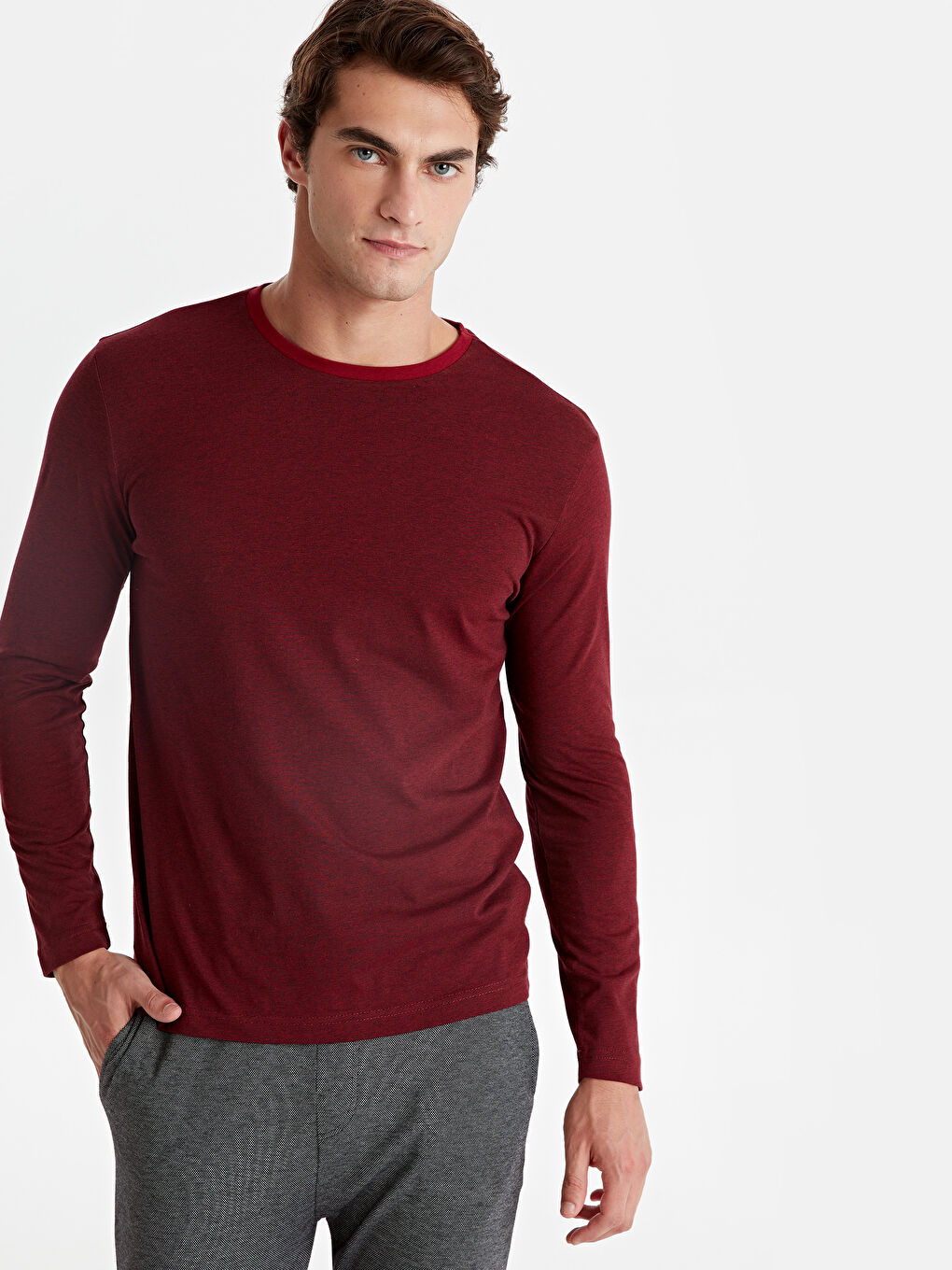 LC WAIKIKI Man RED Pyjama Top -9W4311Z8-LJE
