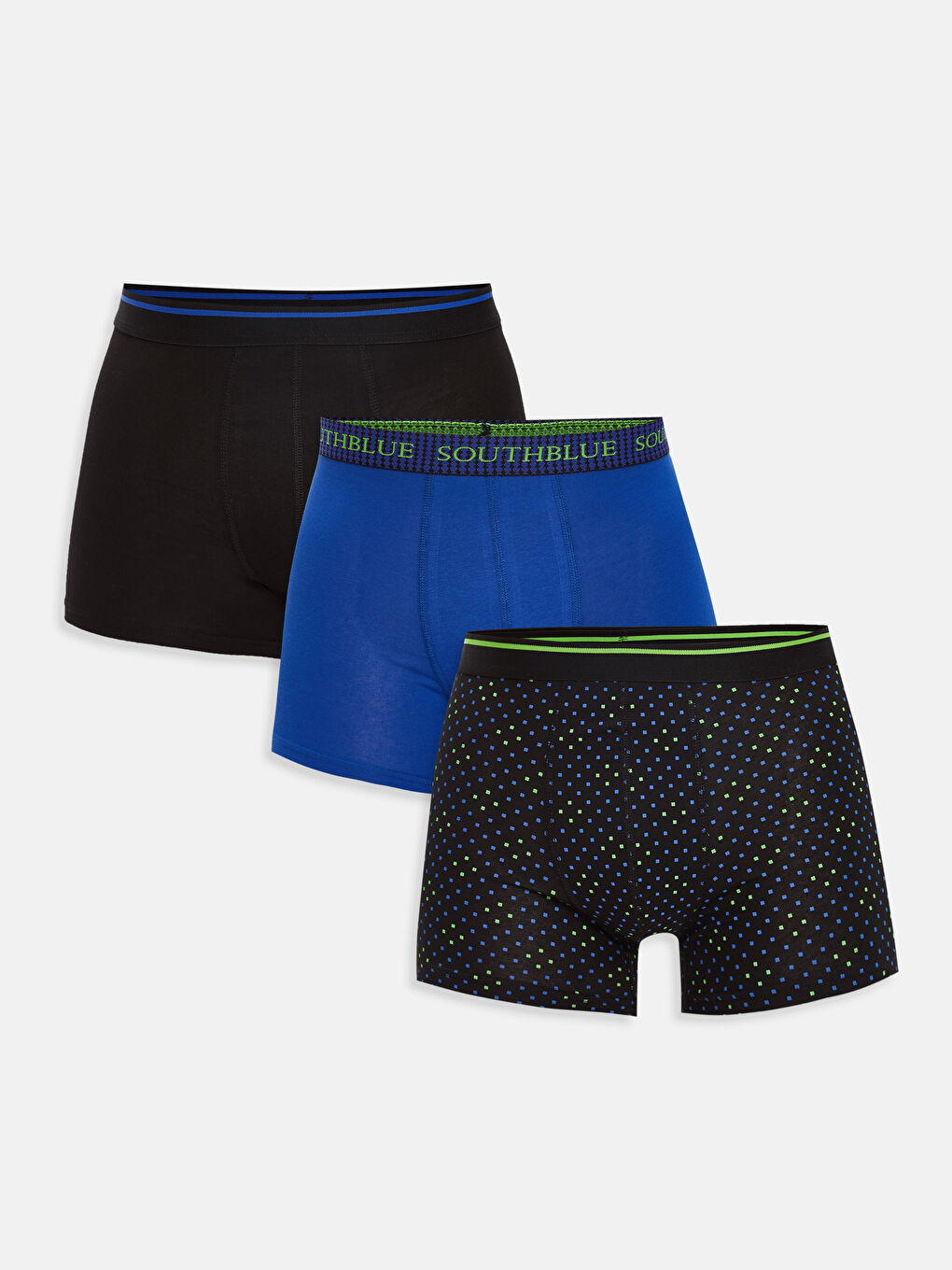 Siyah Baskılı Boxer