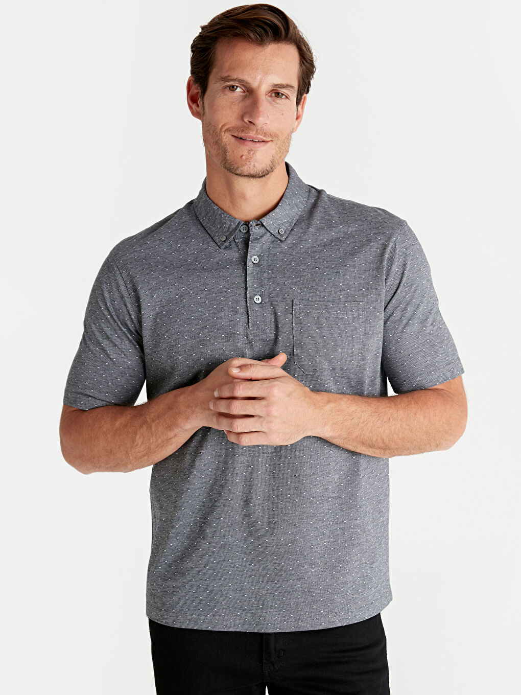 LC Waikiki Combed Cotton Men's T-Shirt -9W4779Z8-CXZ