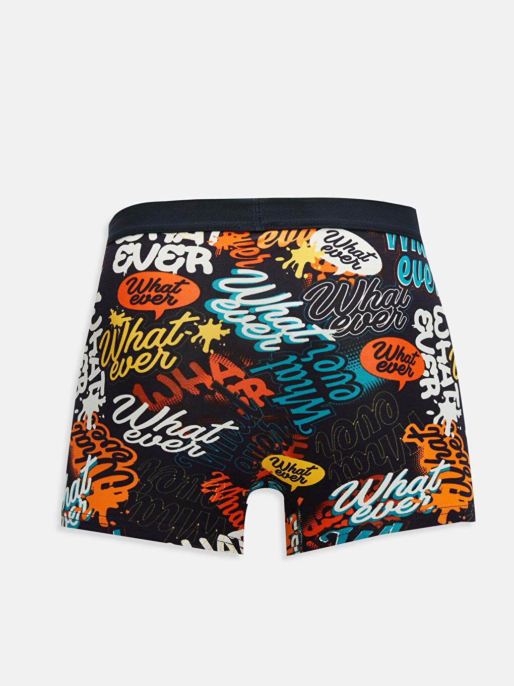 Lacivert Baskılı Boxer-1