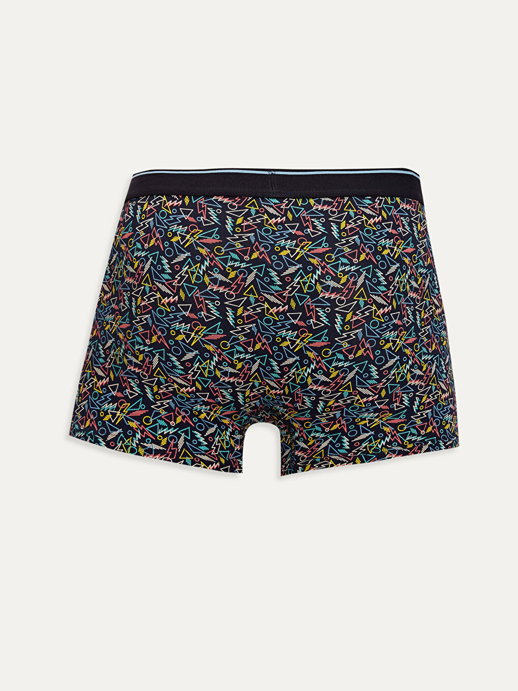 Man NAVY Boxer Trunks-1