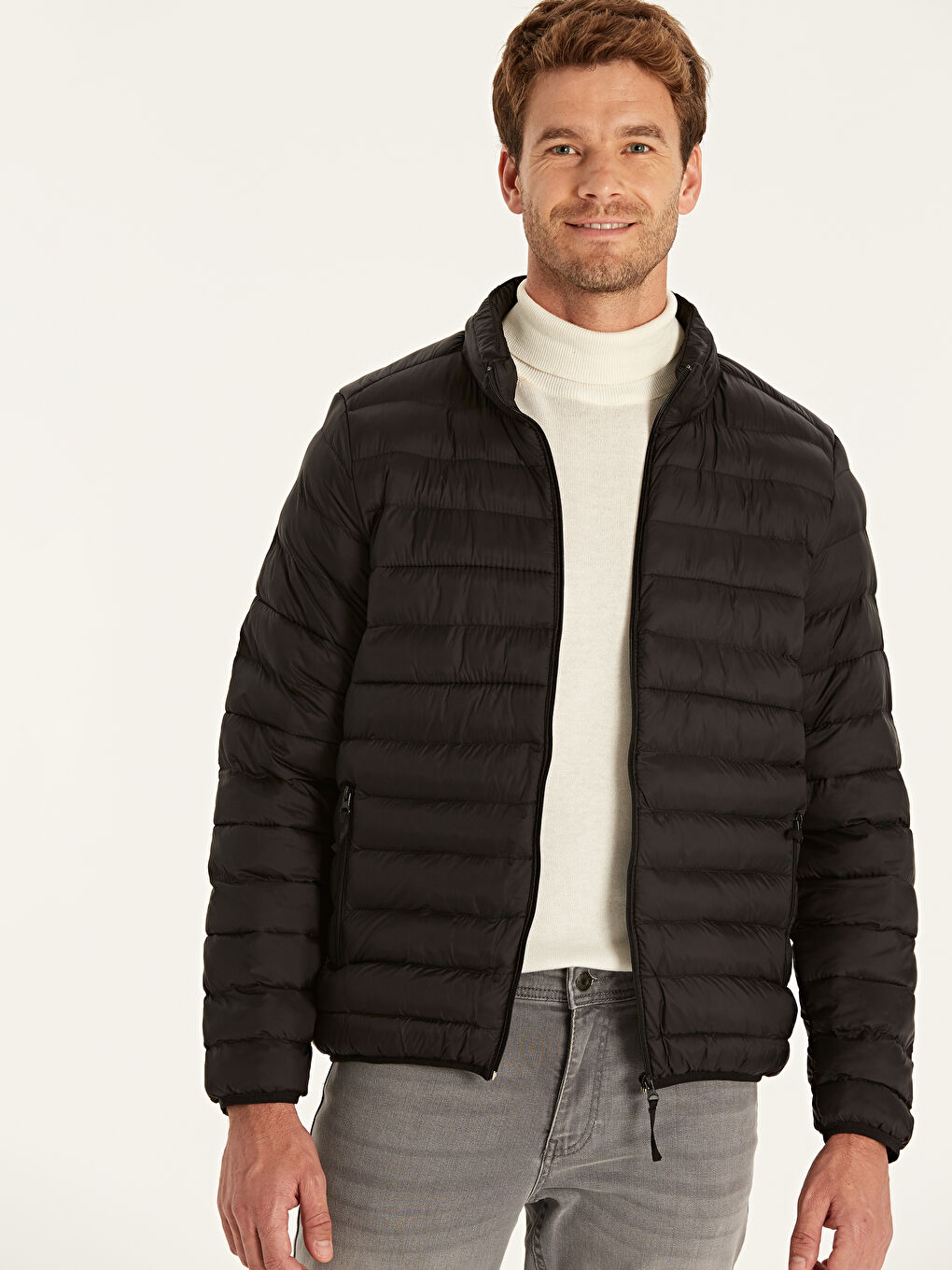Manteau NOIR Homme-1