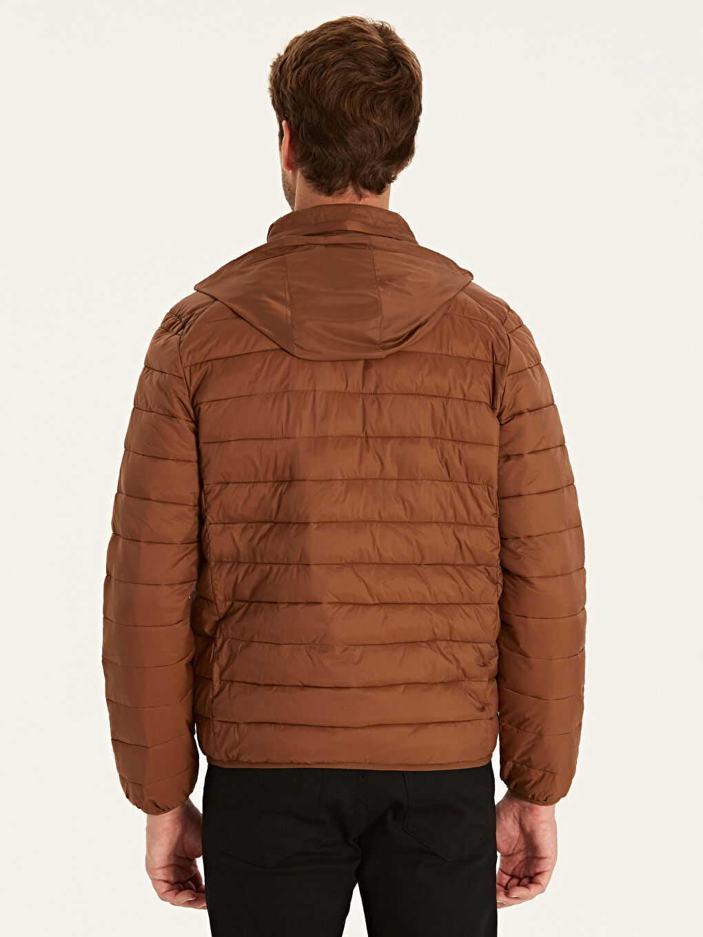 Man BROWN Overcoat-4