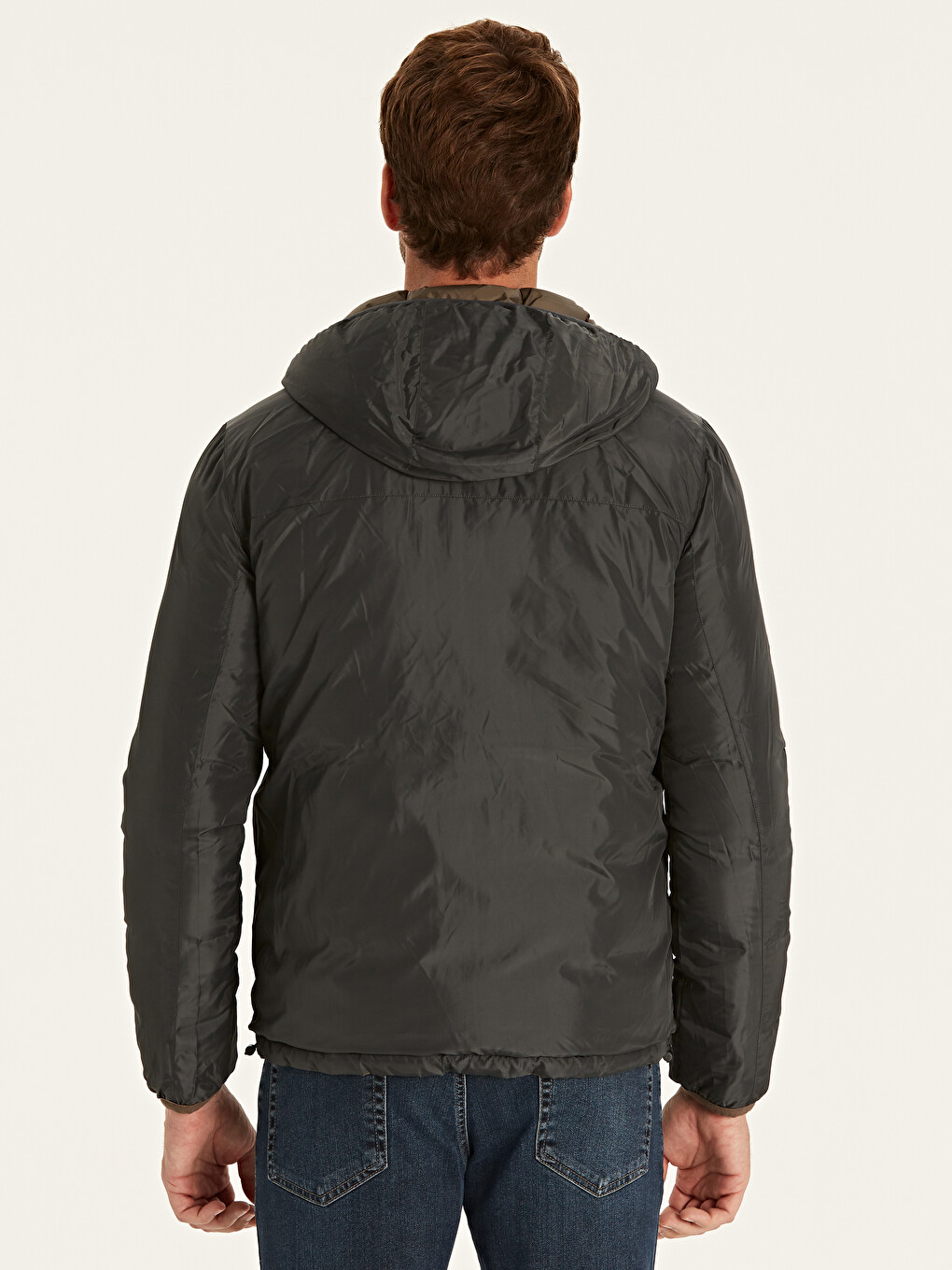 Manteau Gris Homme-4