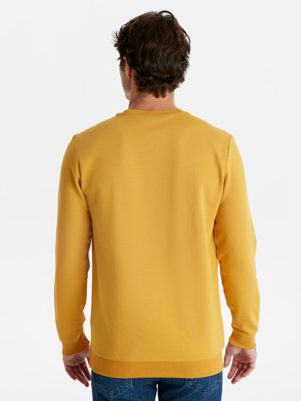 Koyu Sarı Sweatshirt-1