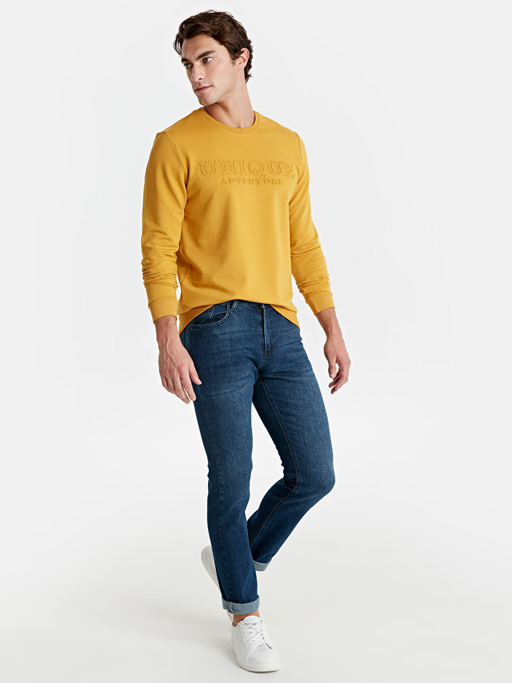 Koyu Sarı Sweatshirt-2