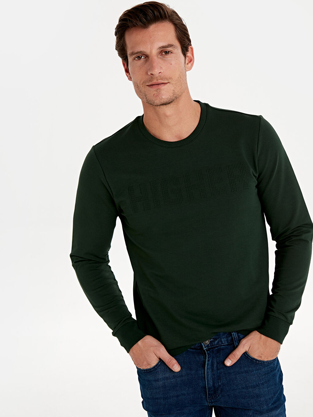 Koyu Yeşil Sweatshirt