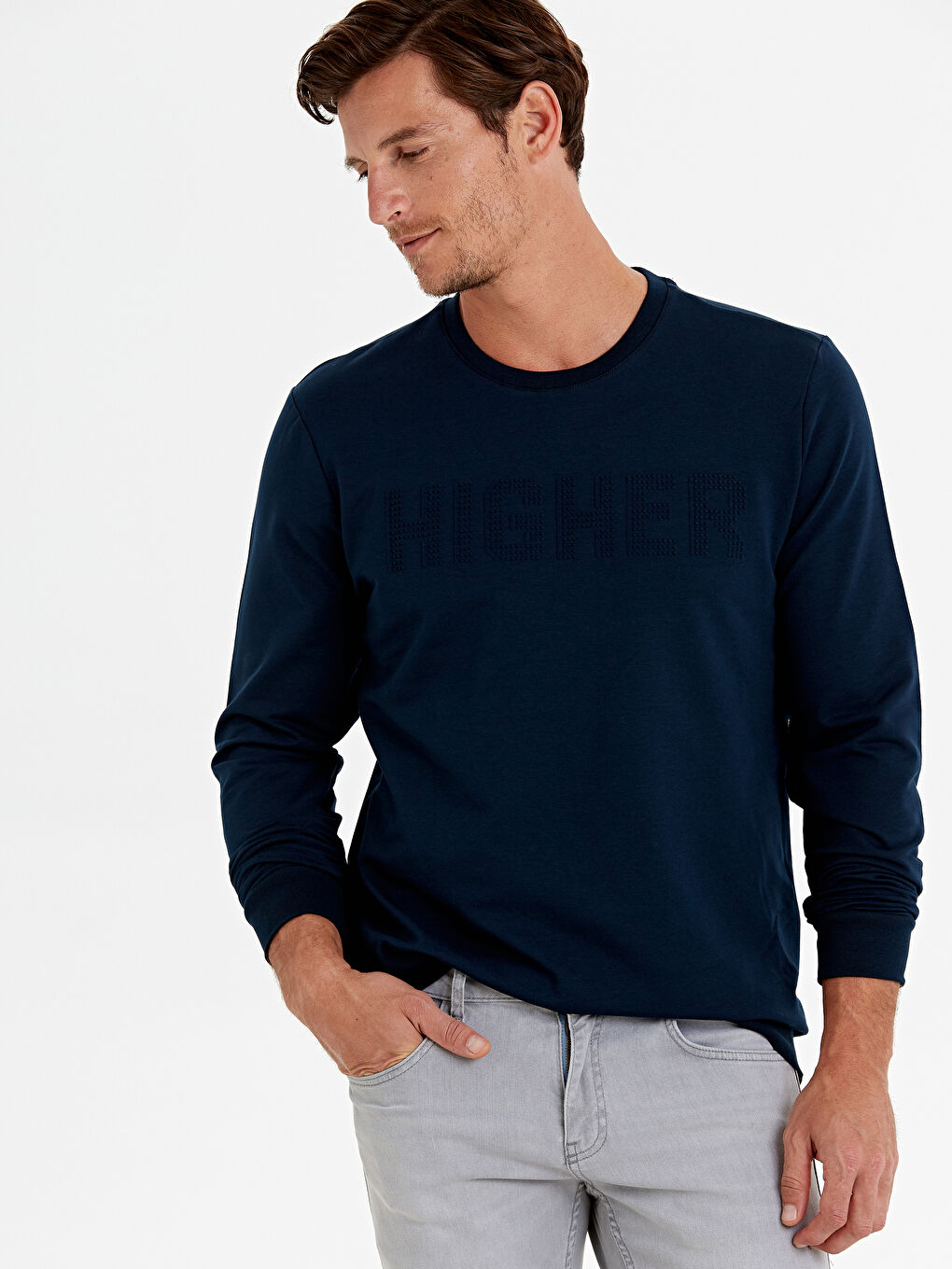 Yeni Lacivert Sweatshirt-1