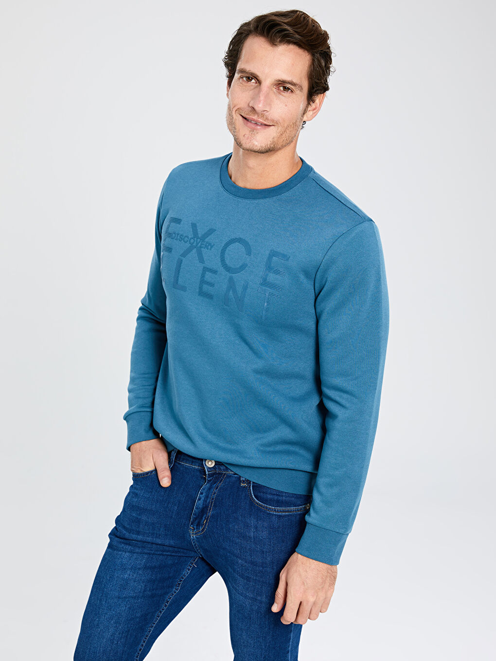 SOUTHBLUE Man PETROL Sweatshirt -9W5528Z8-CZP