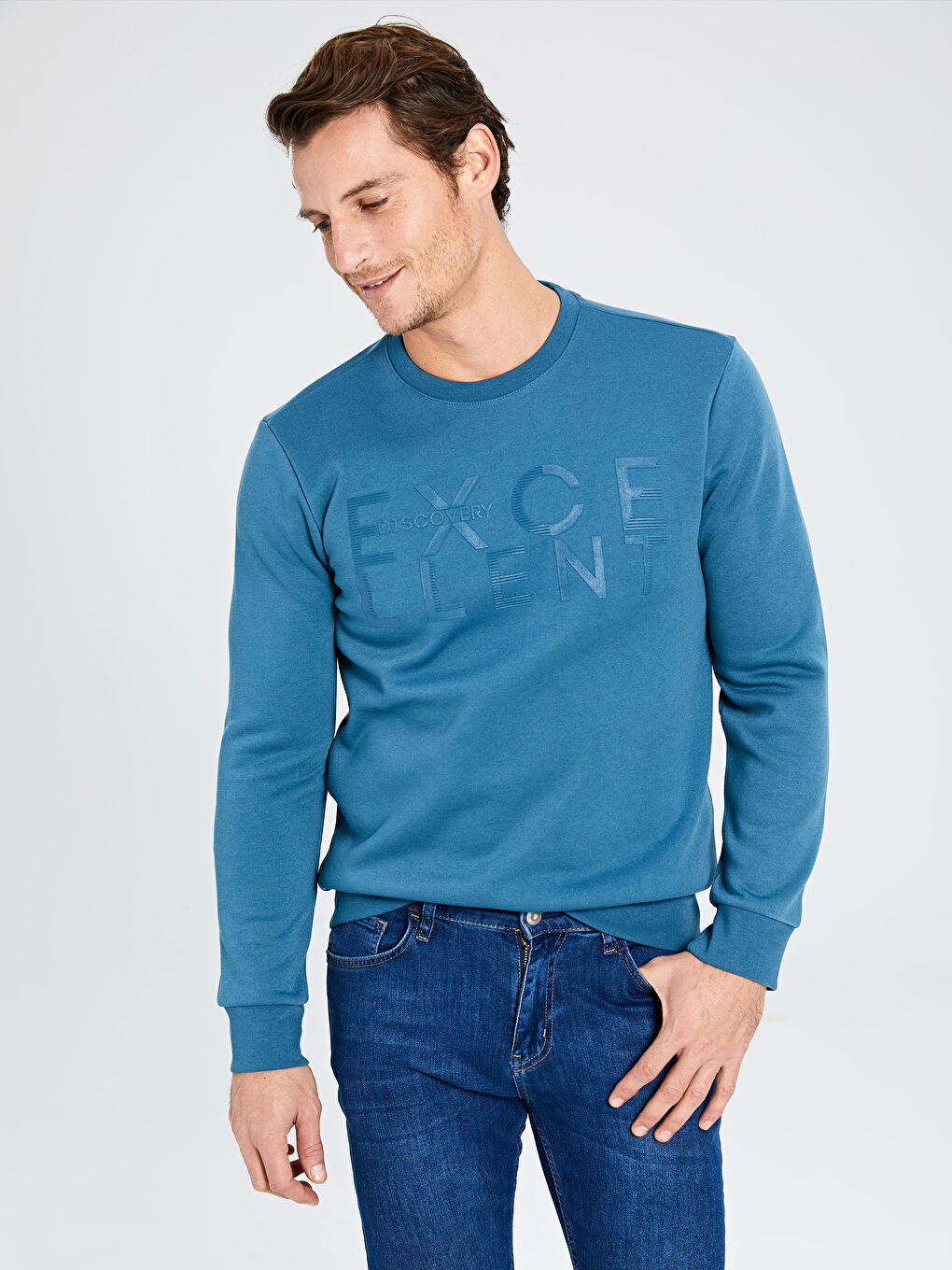 SOUTHBLUE Man PETROL Sweatshirt -9W5528Z8-CZP