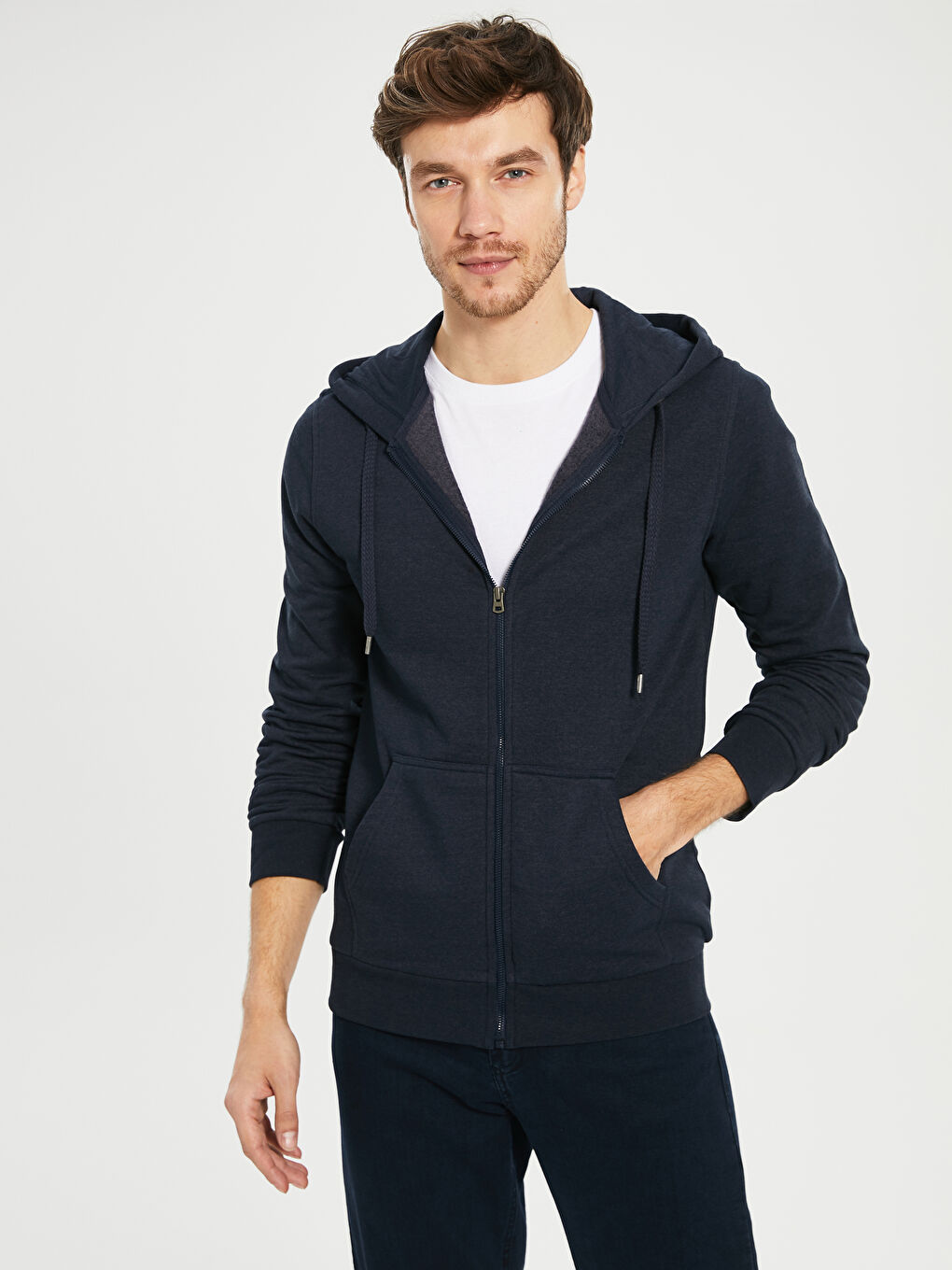 Sweatshirt à capuche MARINE Homme
