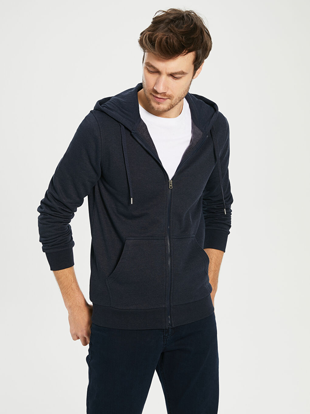 Sweatshirt à capuche MARINE Homme-1