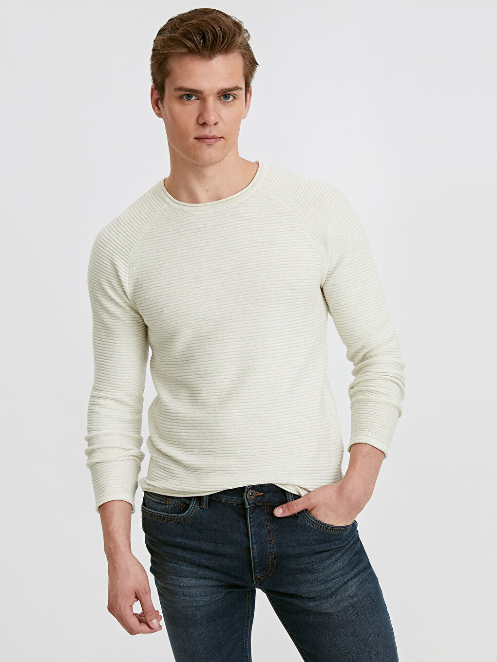Man WHITE Sweater