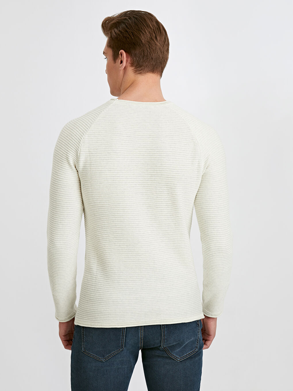 Man WHITE Sweater-2