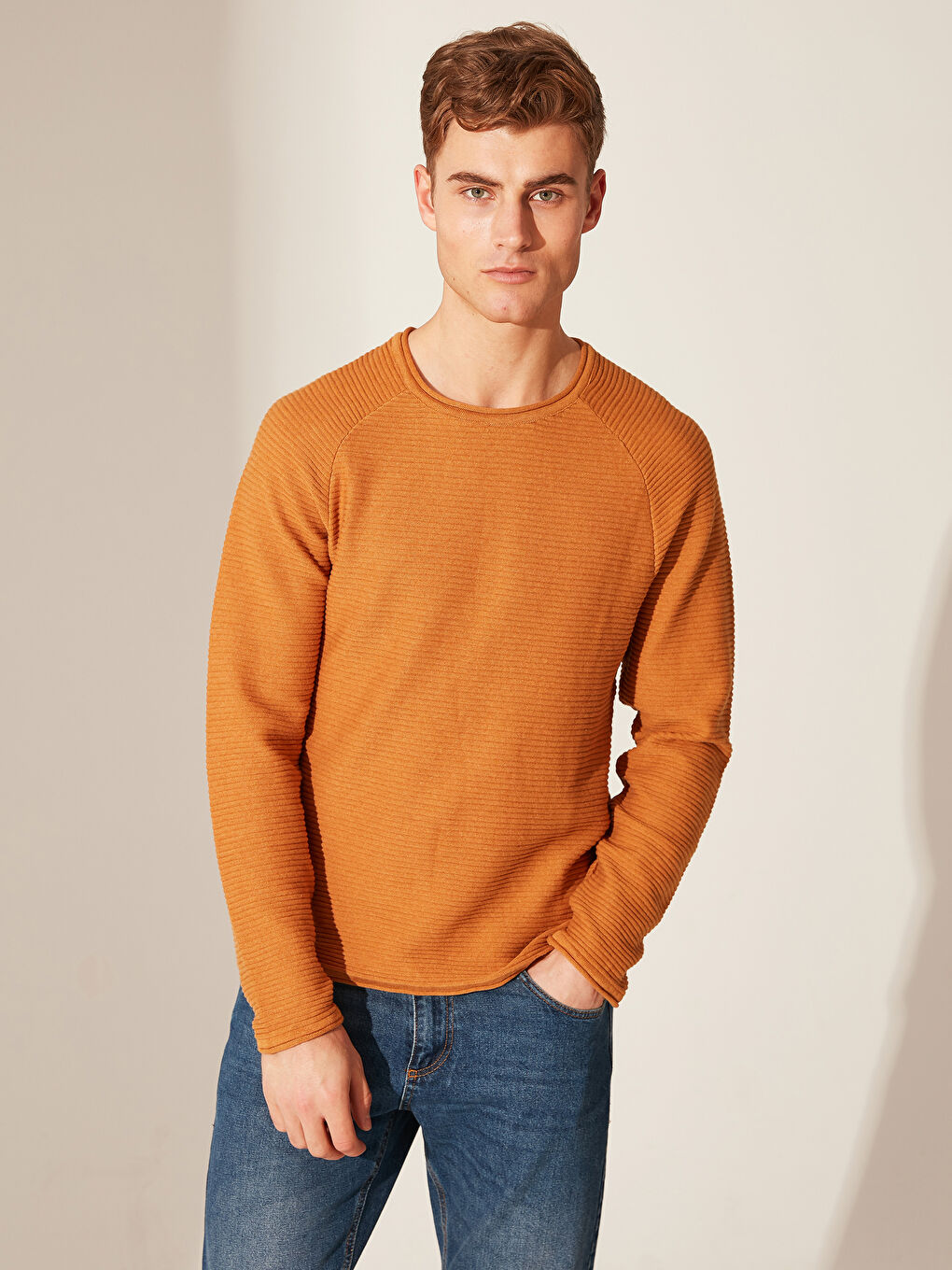 Regular Fit Men's Knit Sweater
