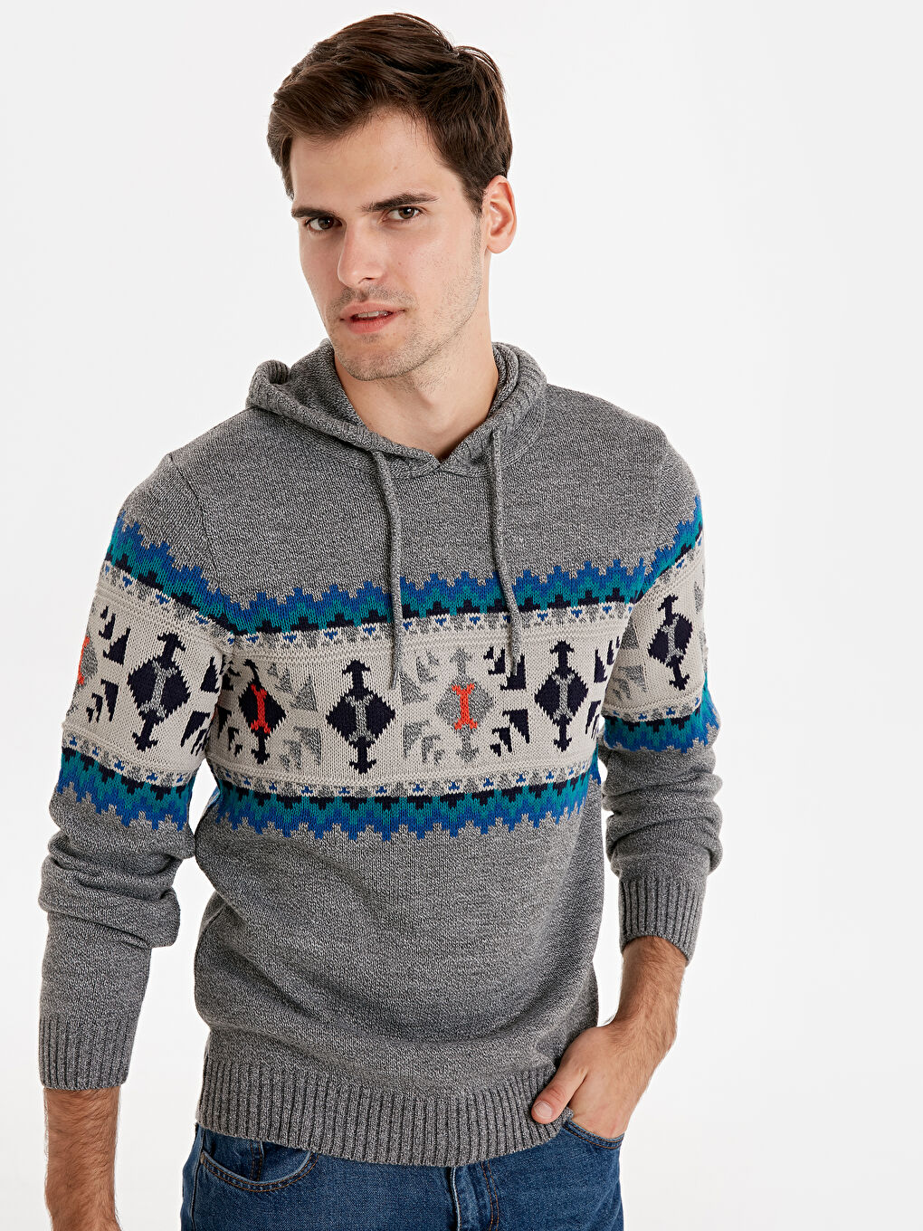 Чоловік СІРИЙ Светр