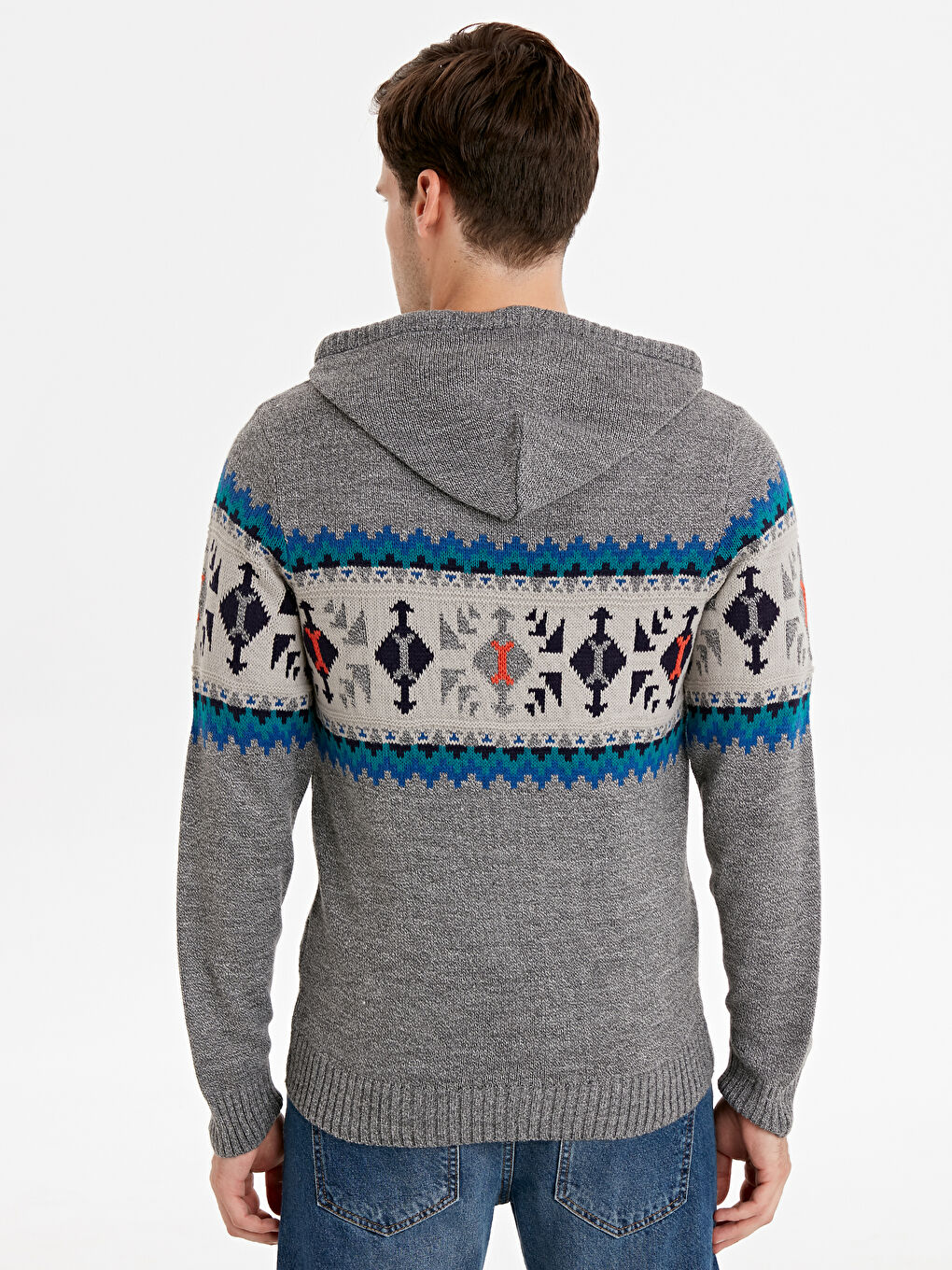 Чоловік СІРИЙ Светр-2