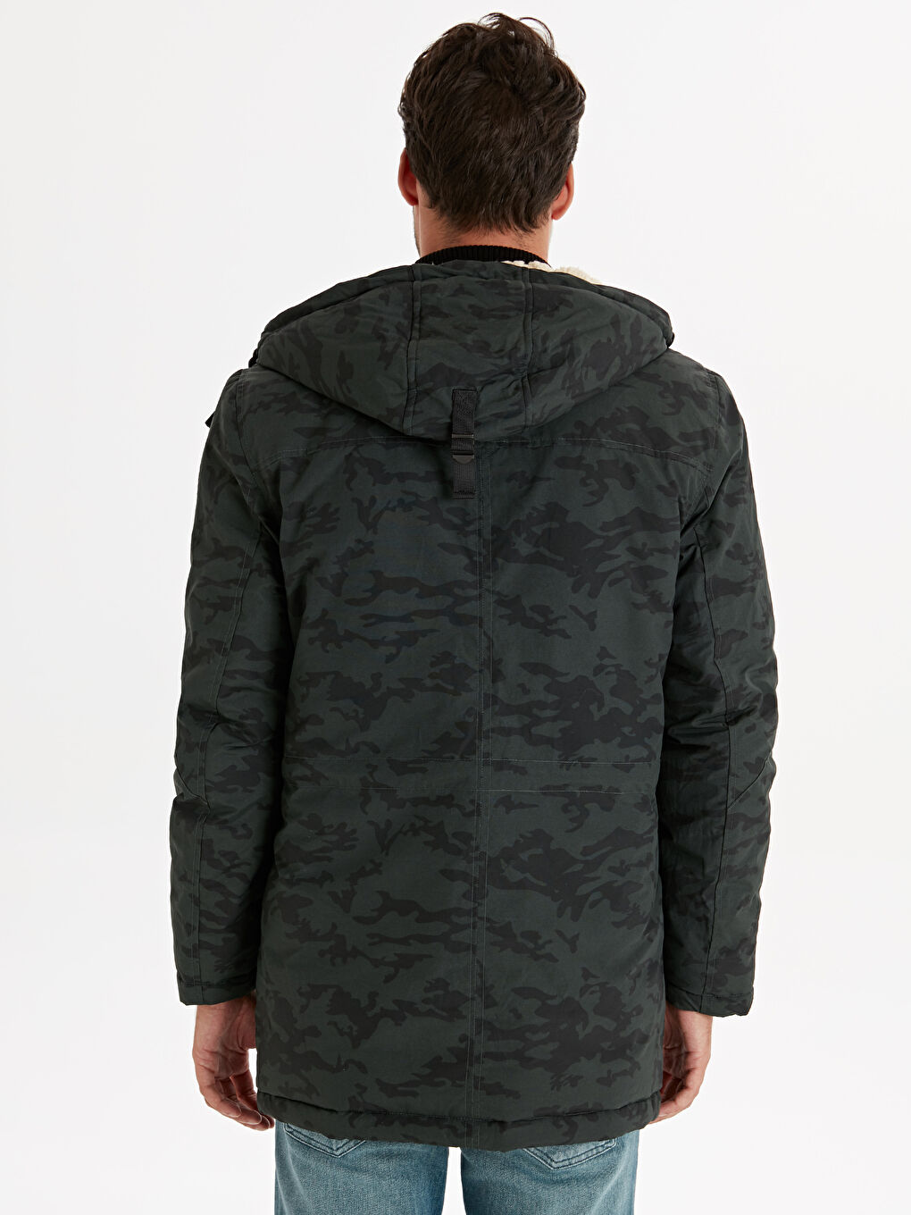 Man KHAKI Puffer Coat-4