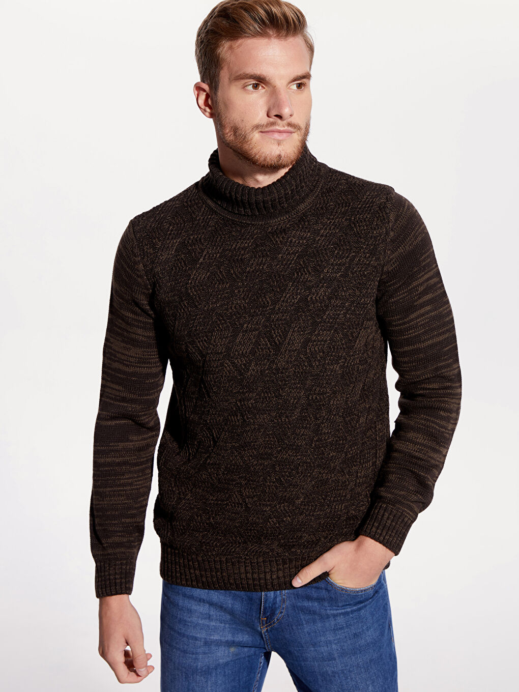 Kahverengi Erkek Kazak