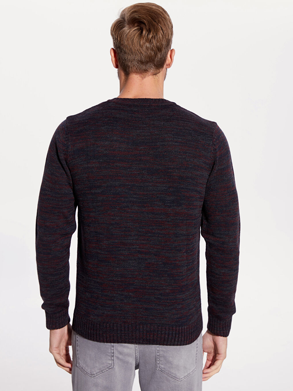 Turuncu Yeşil Melanj Kazak-2