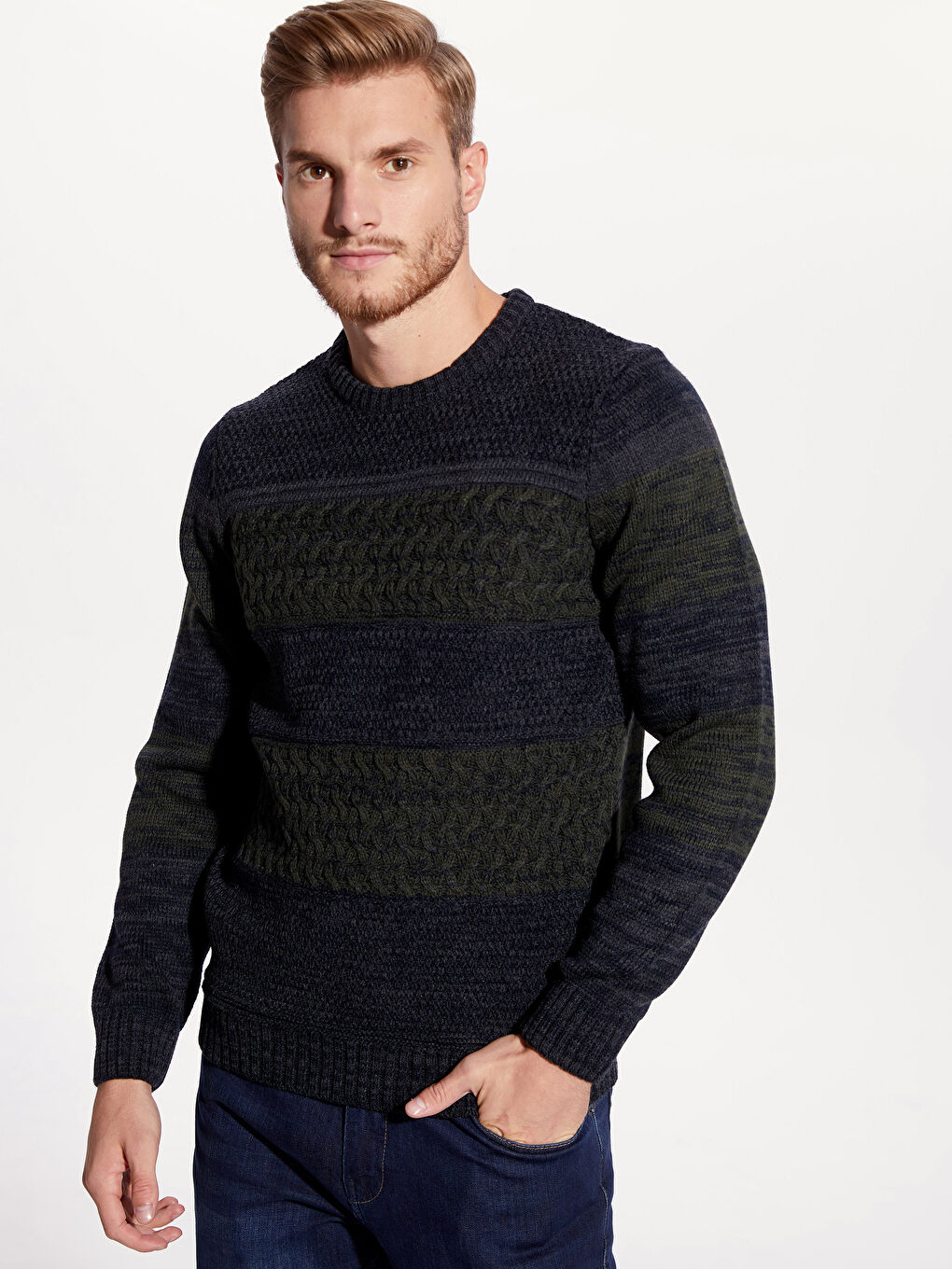 Ерлер қызғылт сары түс Жемпір-1