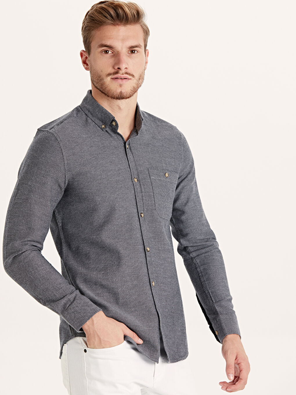 Man GREY Shirt-1