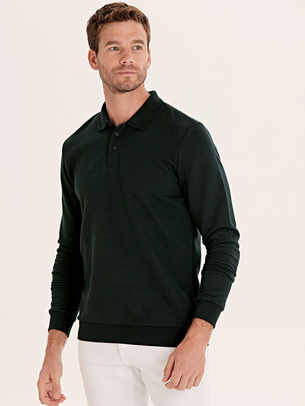 Мужчины Зелёный Футболка-1