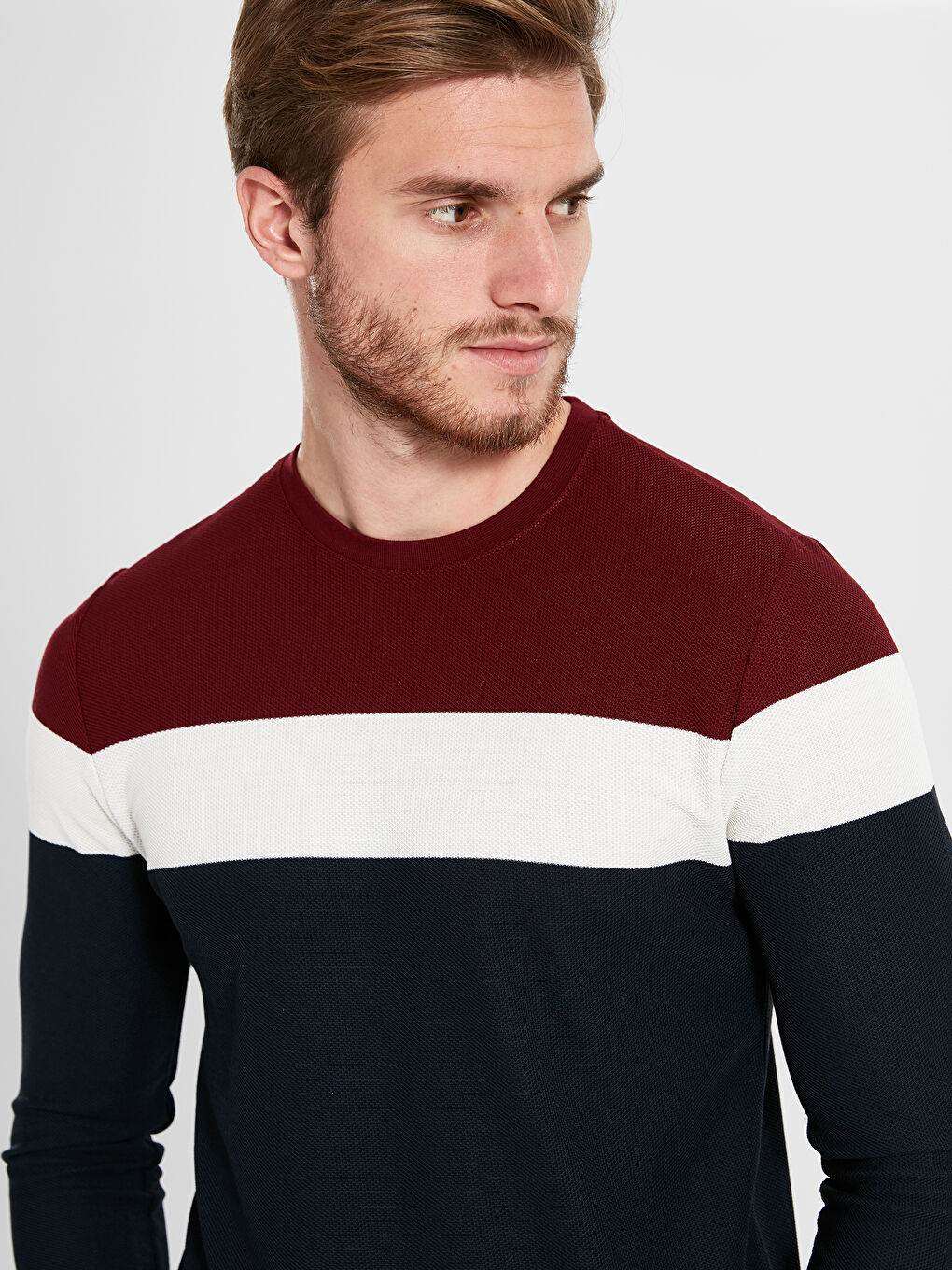 Мужчины Бордовый Футболка-2