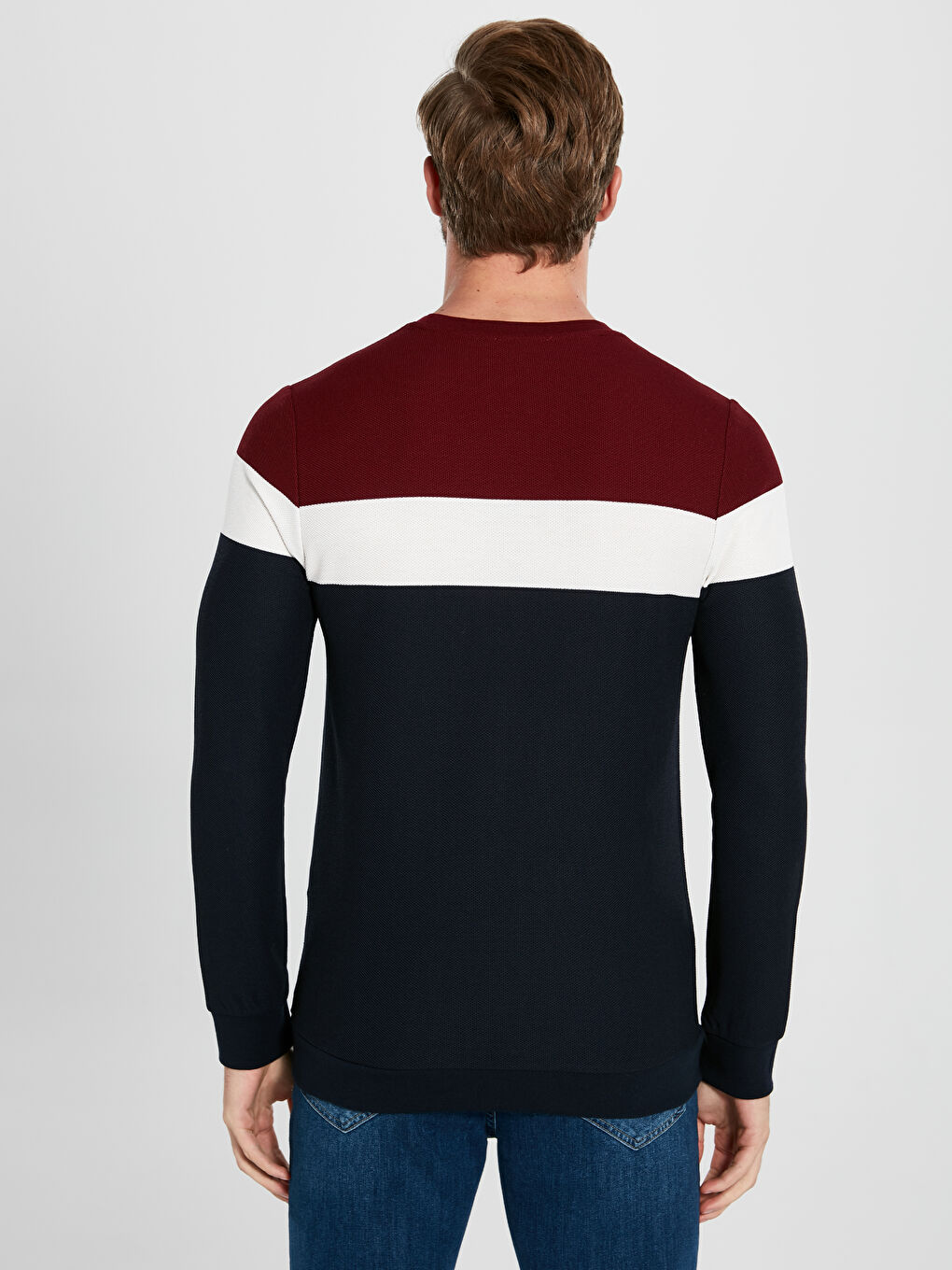 Мужчины Бордовый Футболка-3