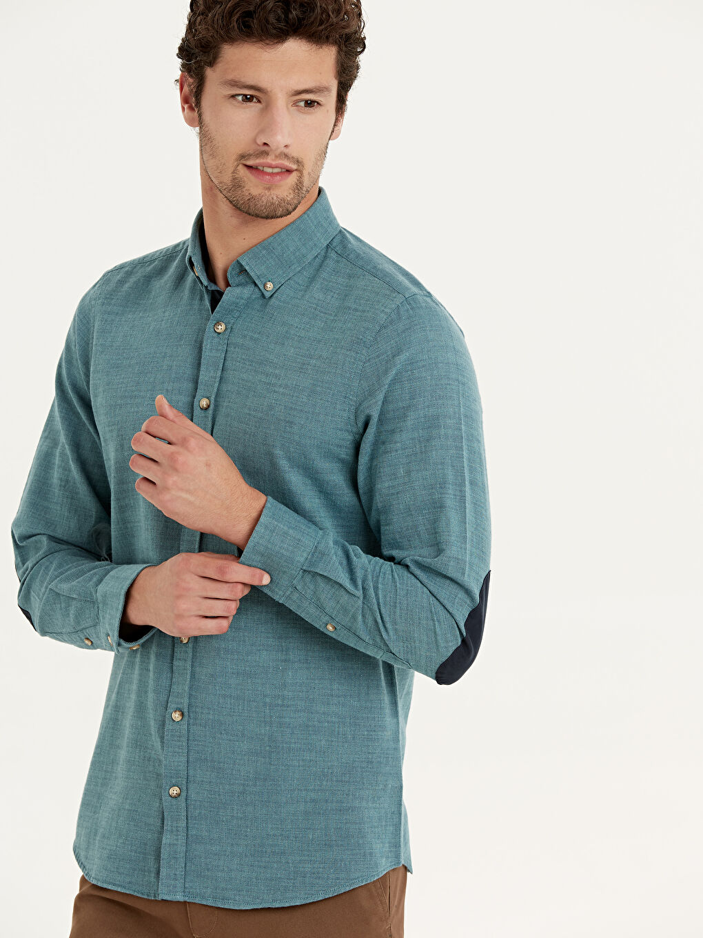 Чоловік ЗЕЛЕНИЙ Сорочка