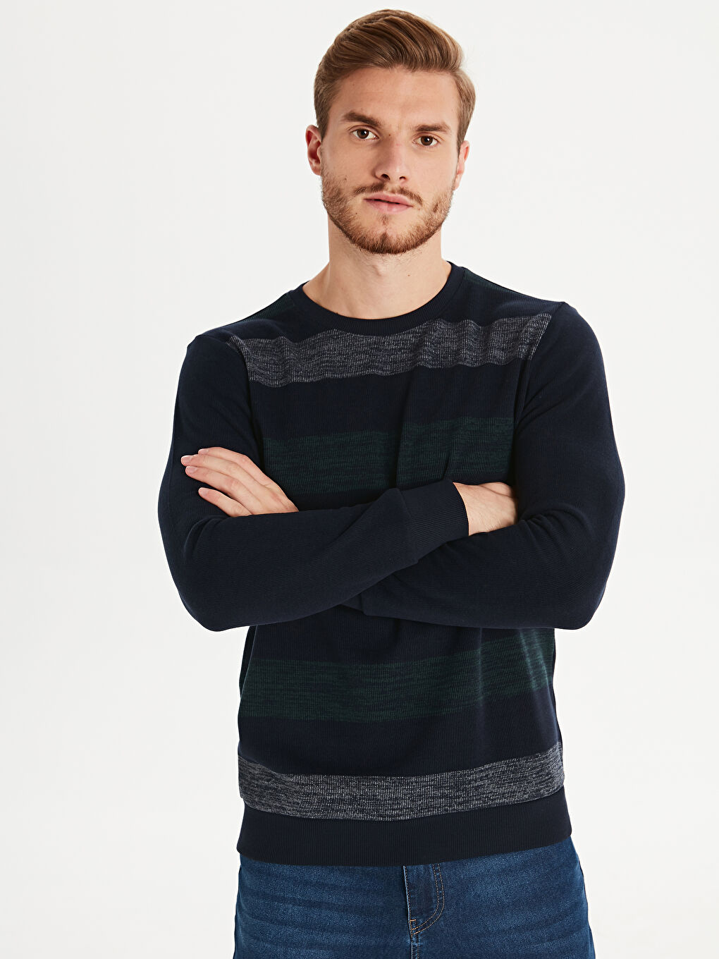 Чоловік ЗЕЛЕНИЙ Світшот - Толстовка-1