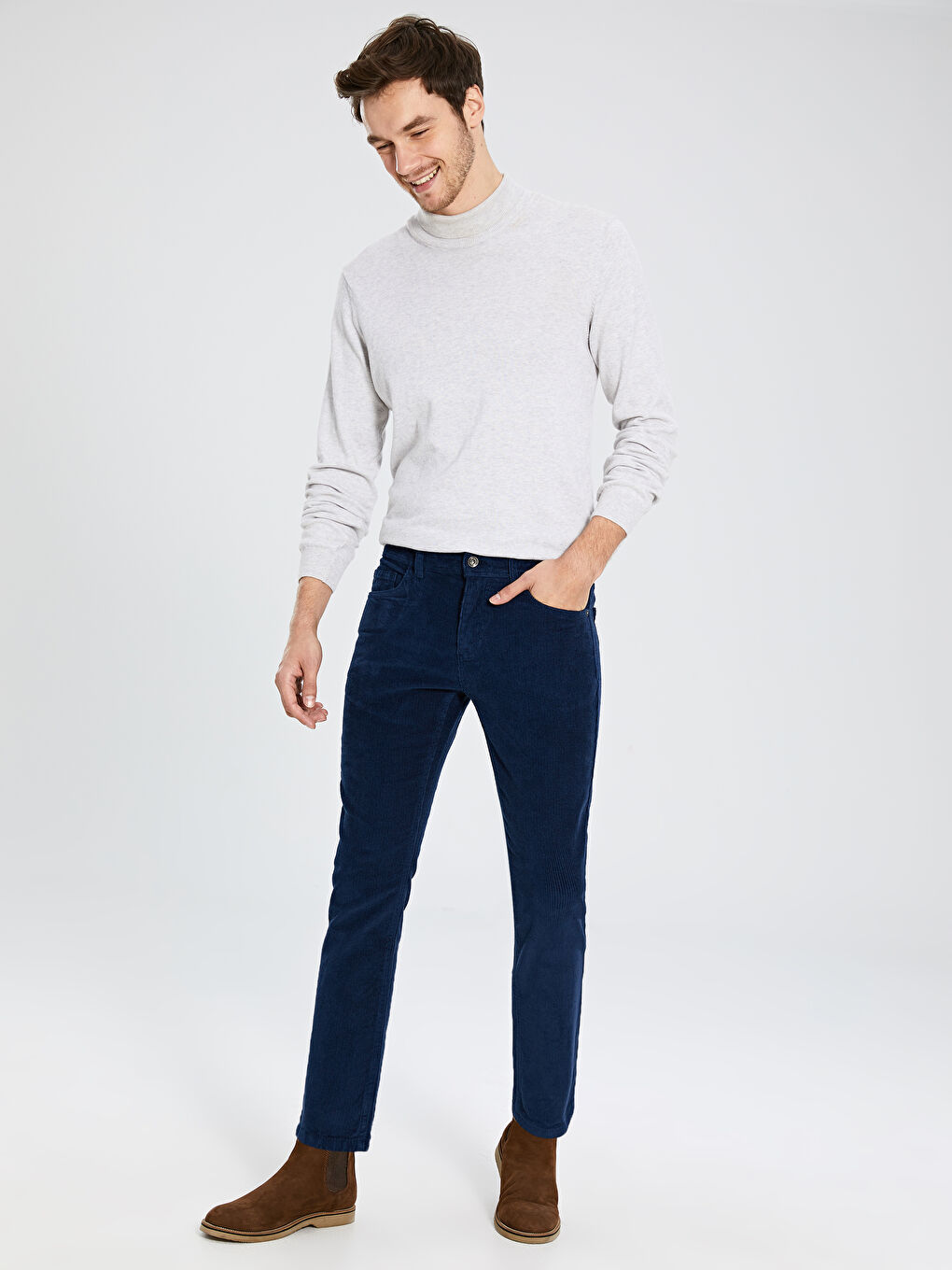 Slim Fit Men's Chino Trousers