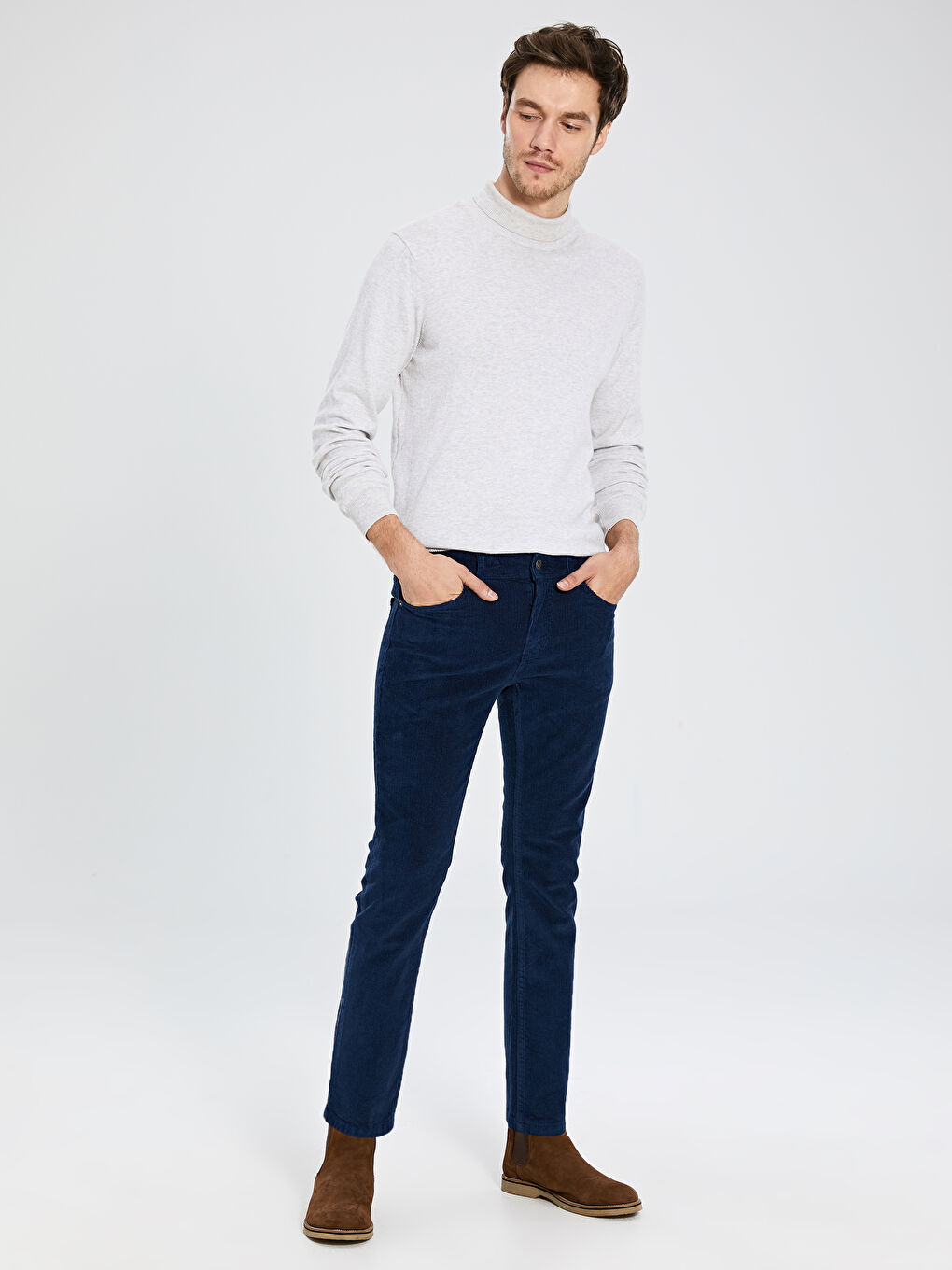 Slim Fit Men's Chino Trousers-1