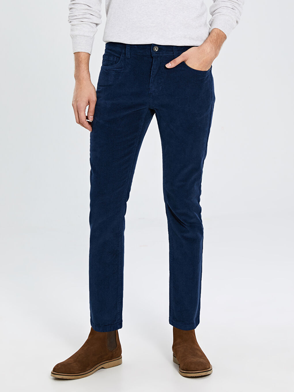 Slim Fit Men's Chino Trousers-2