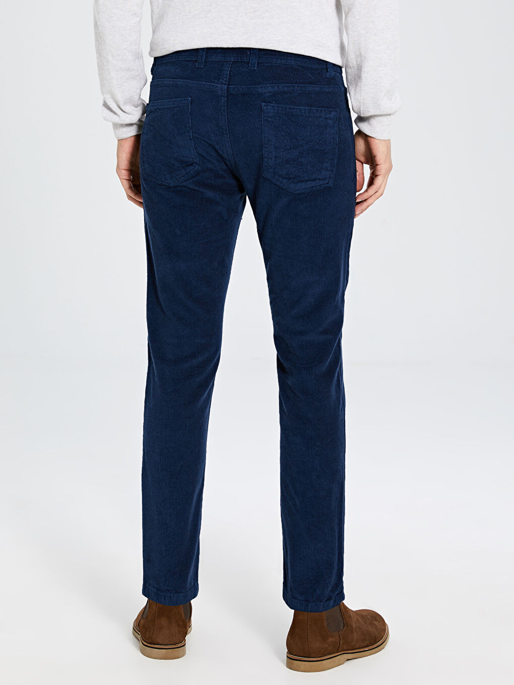 Slim Fit Men's Chino Trousers-3