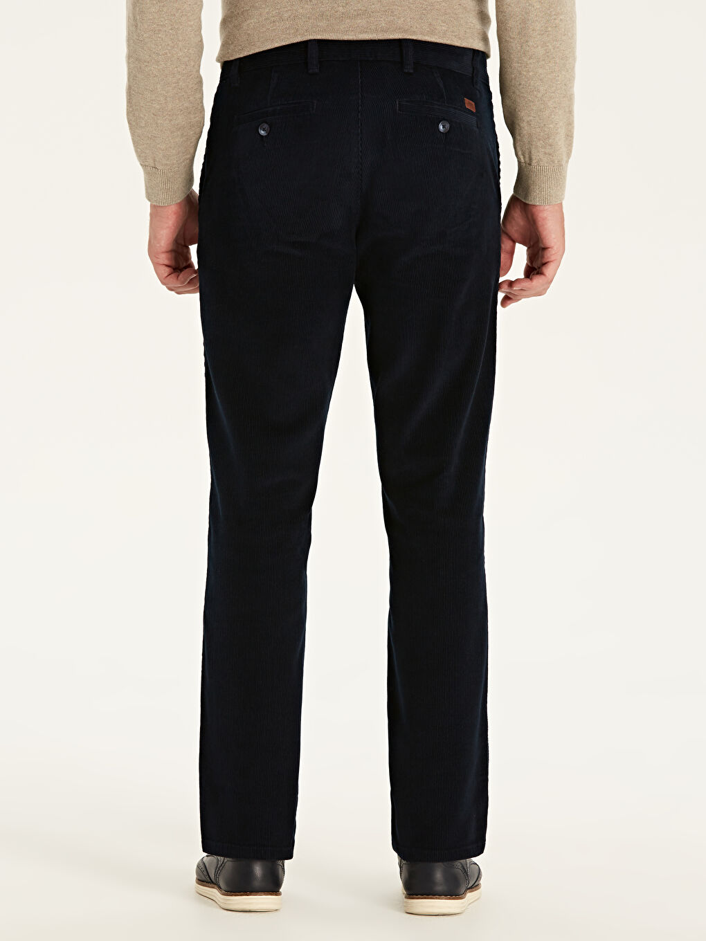 Lacivert Kadife Erkek Pantolon-2