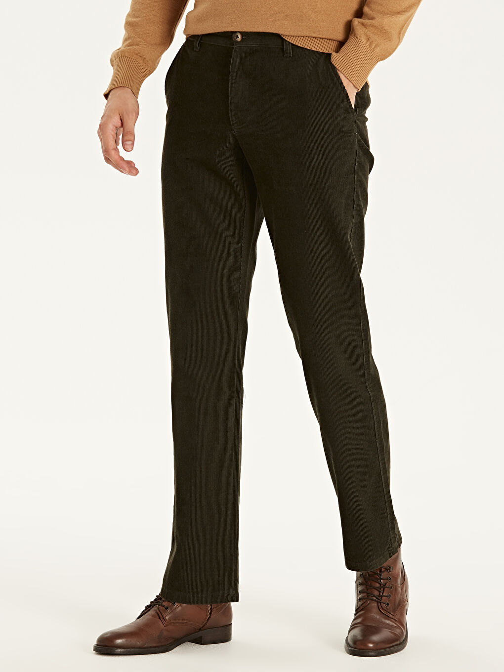 Pantalon en velours pour hommes-1