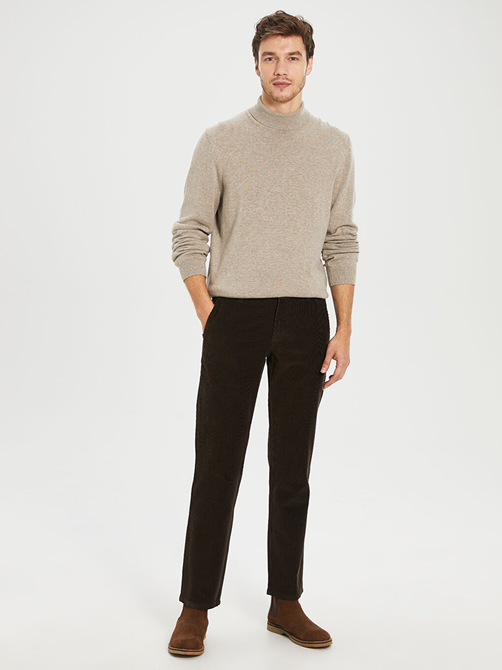 Pantalon BRUN Homme